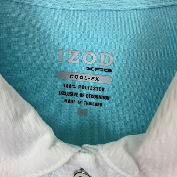IZOD FXG Cool-FX short sleeve golf shirt M - Picture 3 of 4